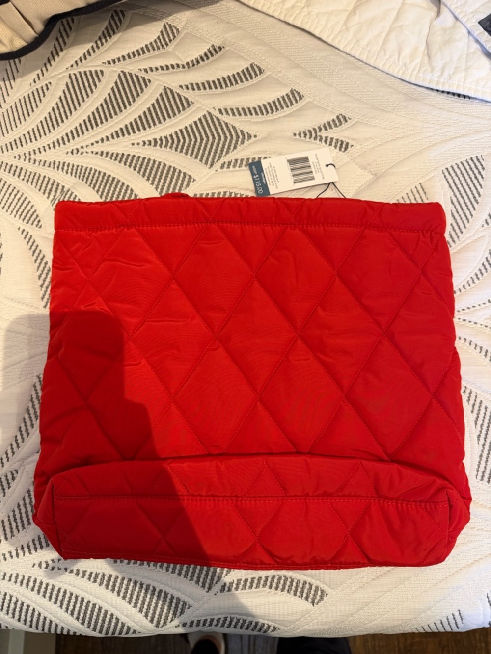 Vera Bradley Quilted Red Tote